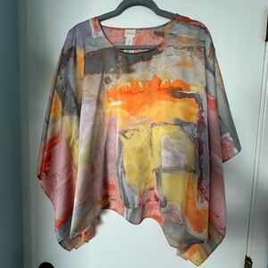 Chico’s Women's Multicolor Abstract Top